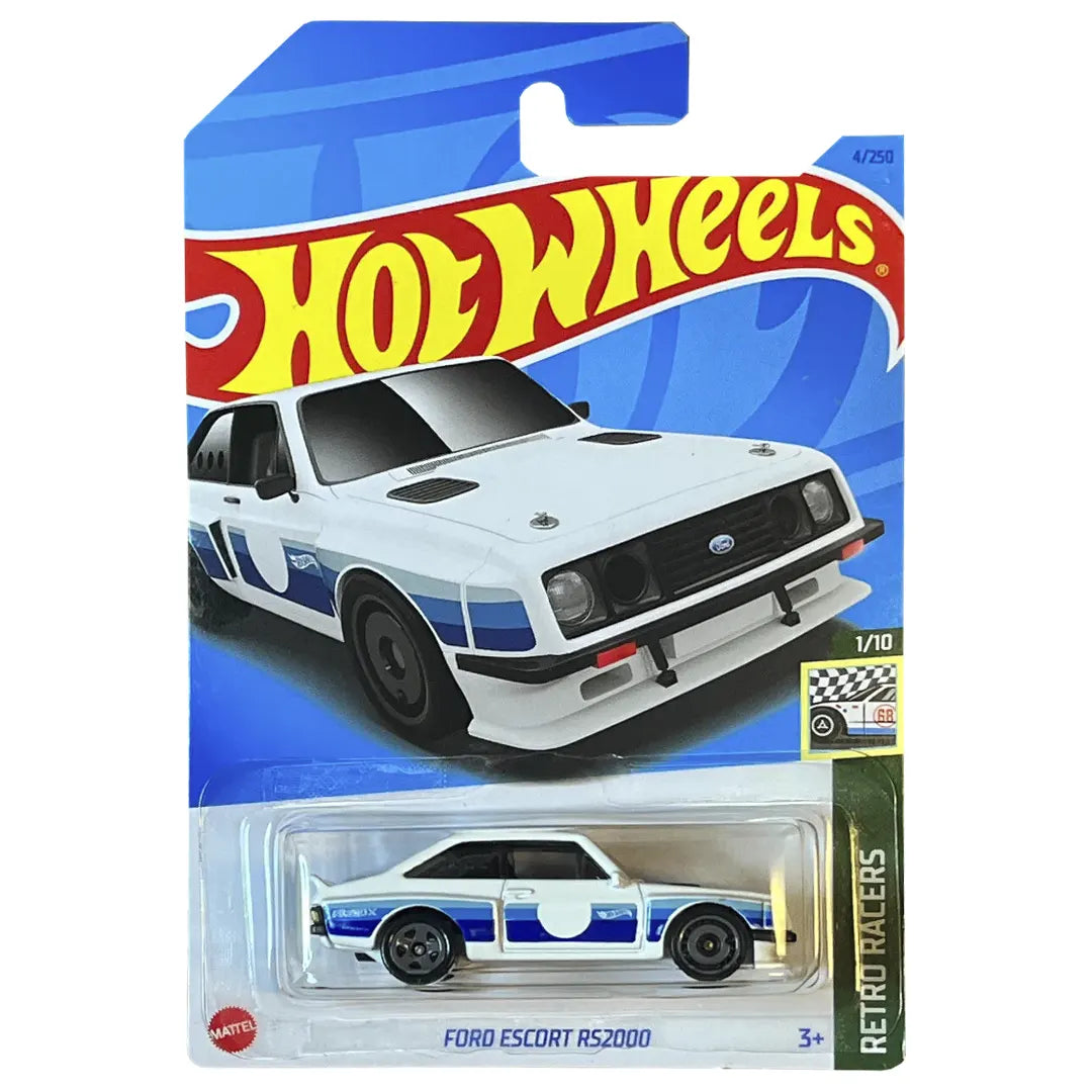 Ford Escort Rs2000 - Retro Racers 1/10 - Hot Wheels