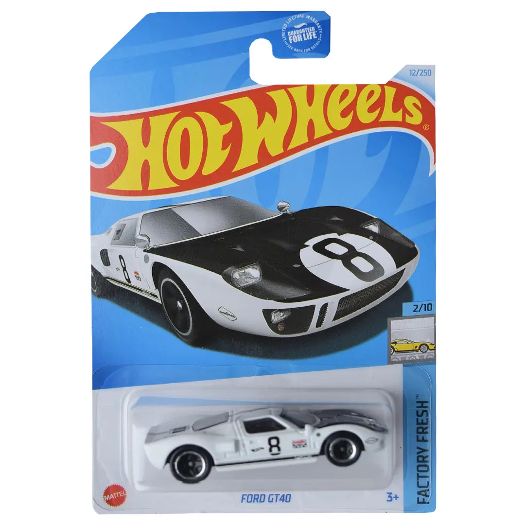 Ford Gt40 - Factory Fresh 2/10 - Hot Wheels