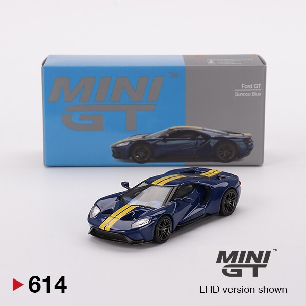 Ford Gt Sunocco Blue  - 614 - Mini GT
