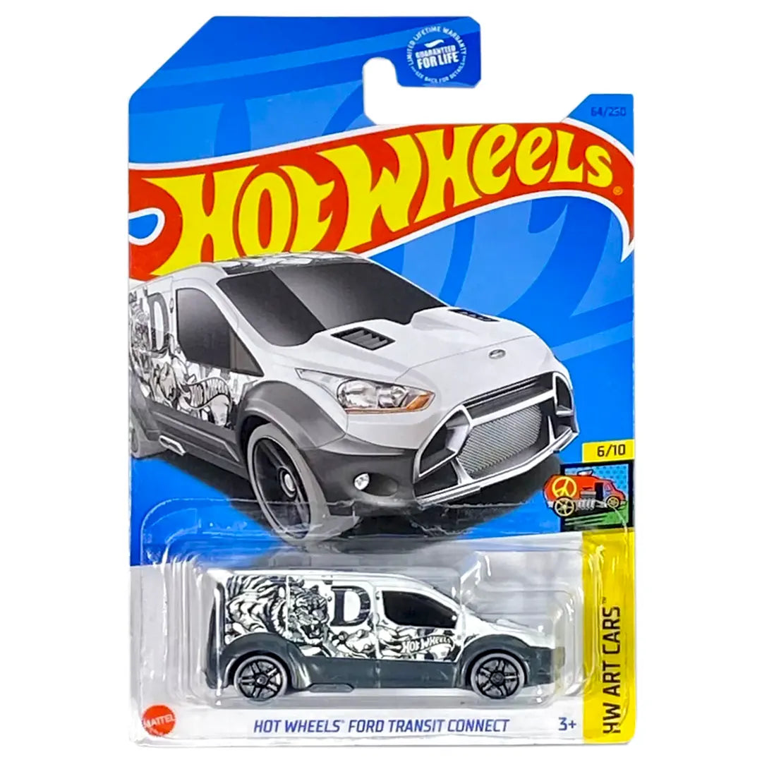 Hotwheels Ford Transit Connect - Art Cars 6/10 - Hot Wheels