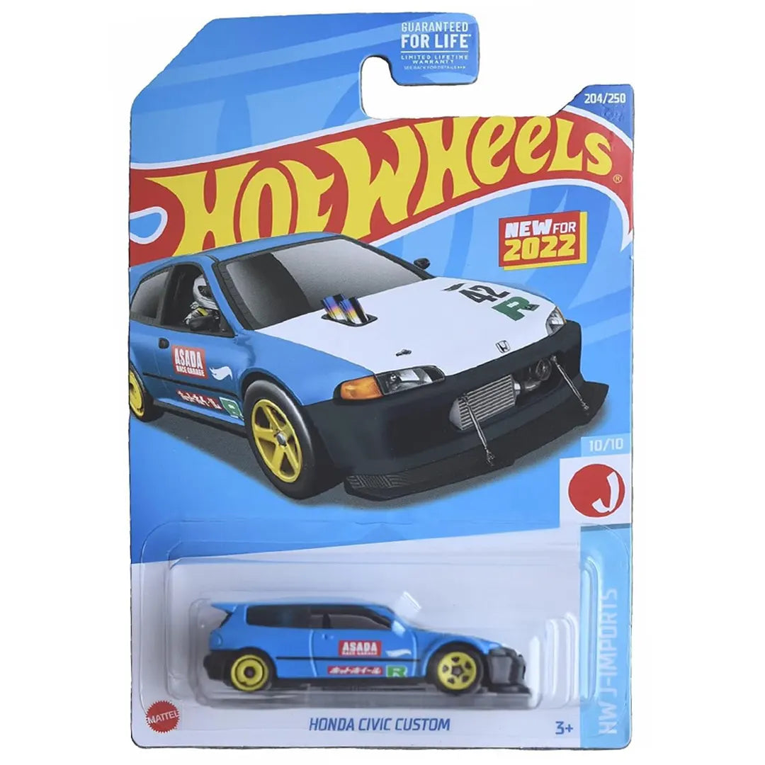 Honda Civic Custom  - J-Imports 10/10 - Hot Wheels
