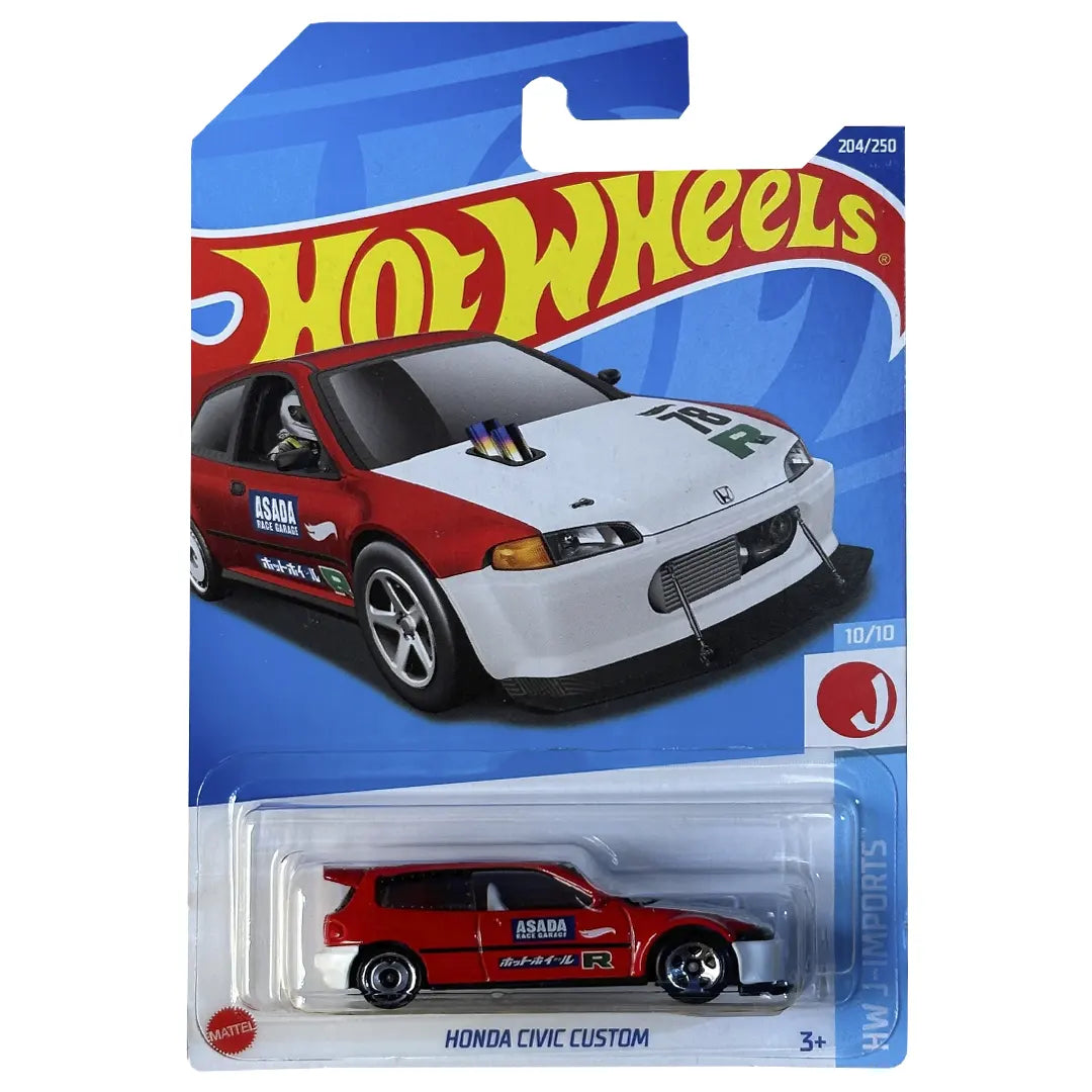 Honda Civic Custom  - J-Imports 10/10 - Hot Wheels