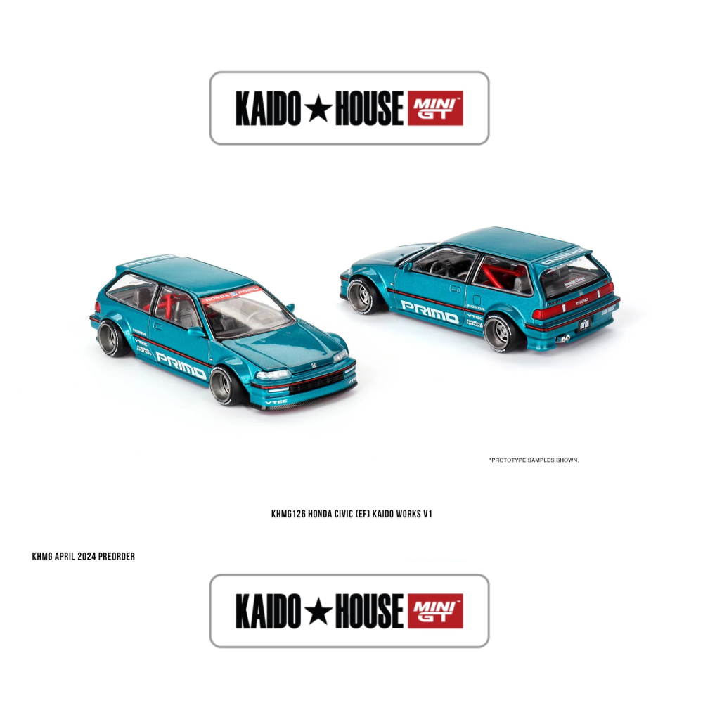Honda Civic Ef Kaido Works V1 - 126 - Mini GT