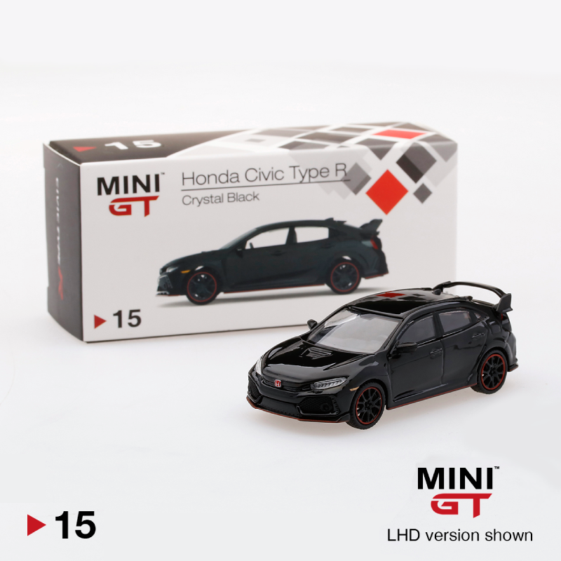 Honda Civic Type R Crystal Black - 15 - Mini GT