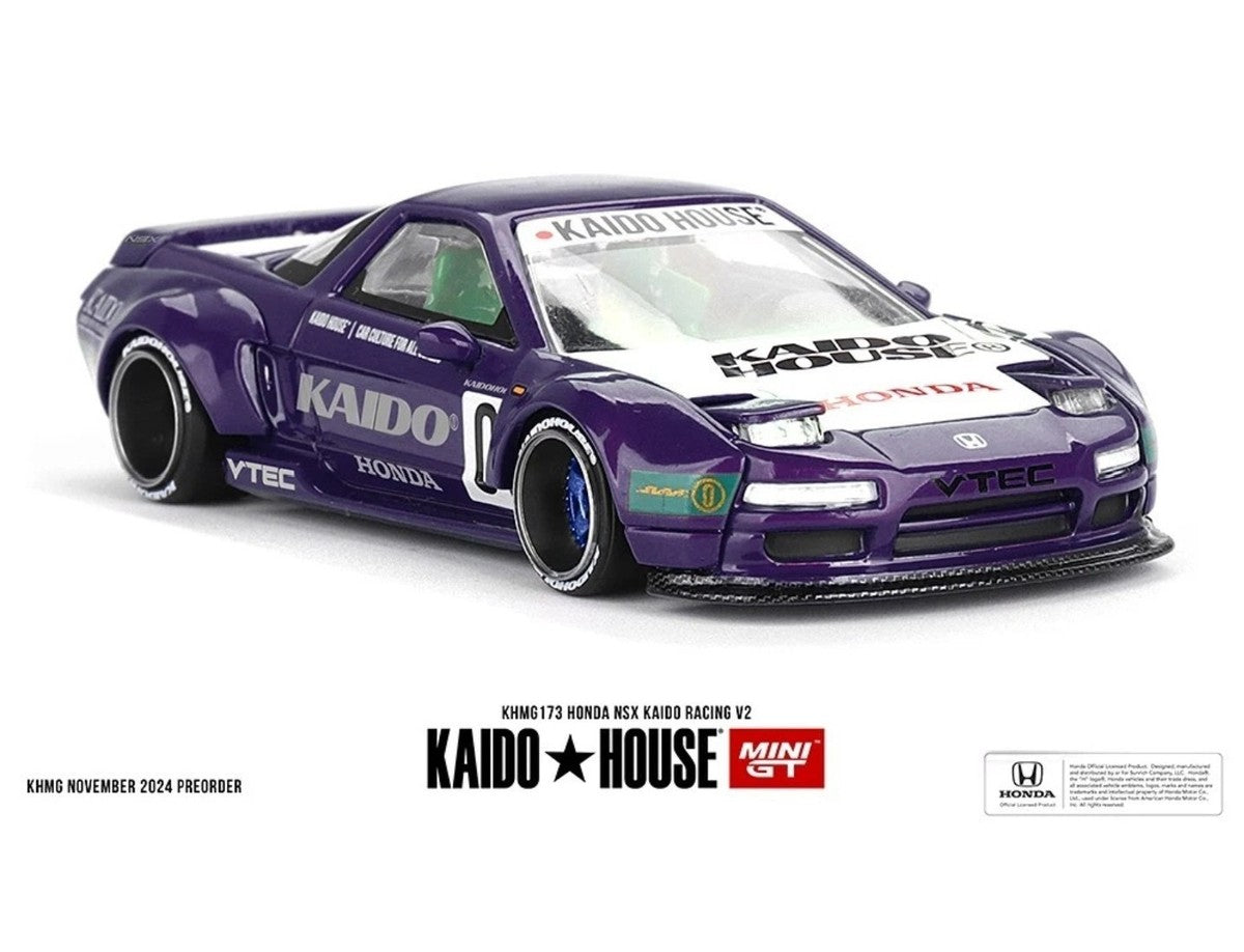 Honda NSX Kaido Racing V2 " Purple  - 173 - Mini GT
