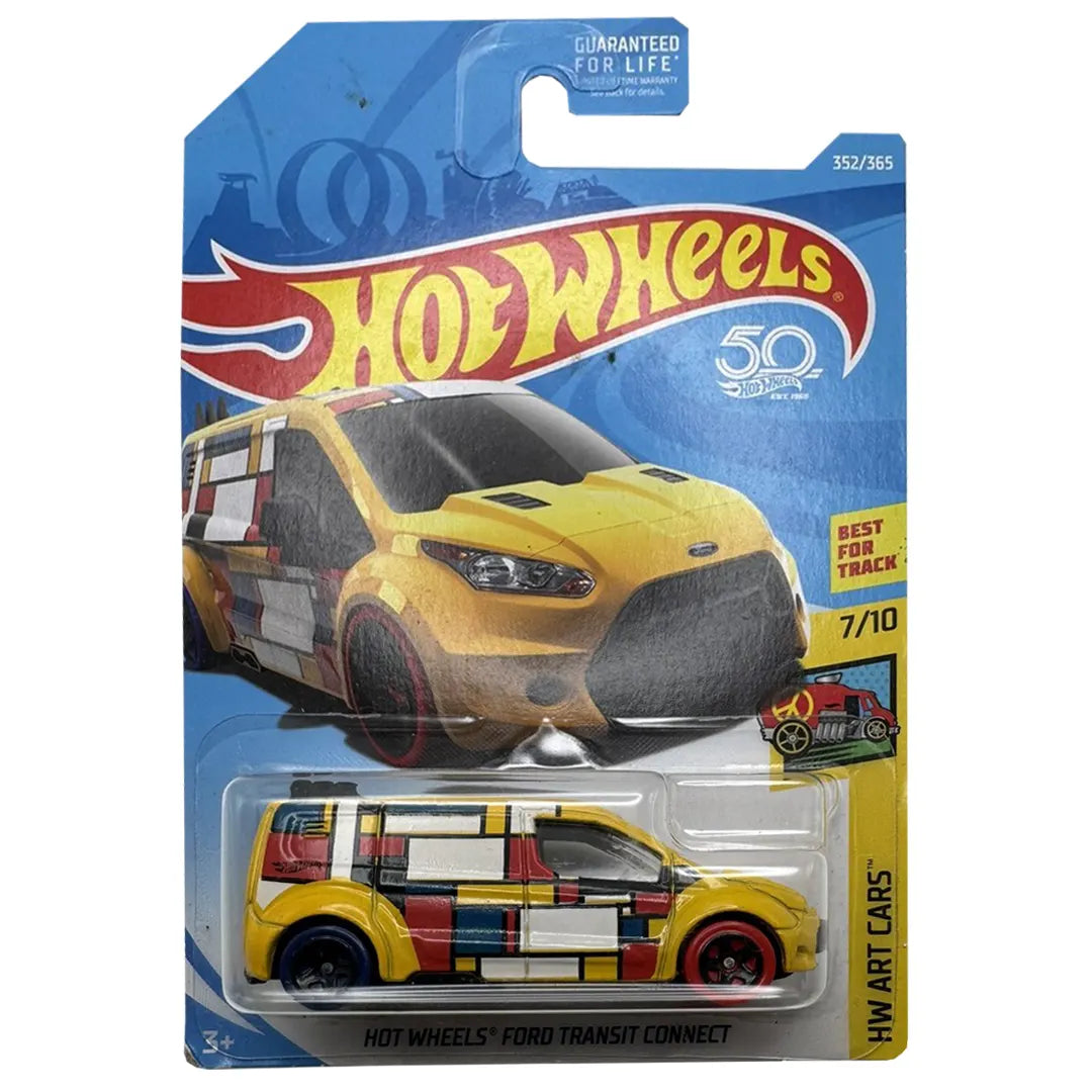 Hot Wheels Ford Transit Connect - Art Cars 7/10 - Hot Wheels