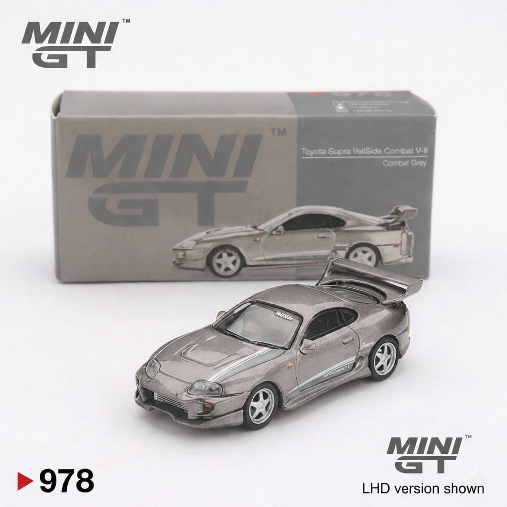 Toyota Supra Veilside Combat Grey V-II - 978 - Mini GT