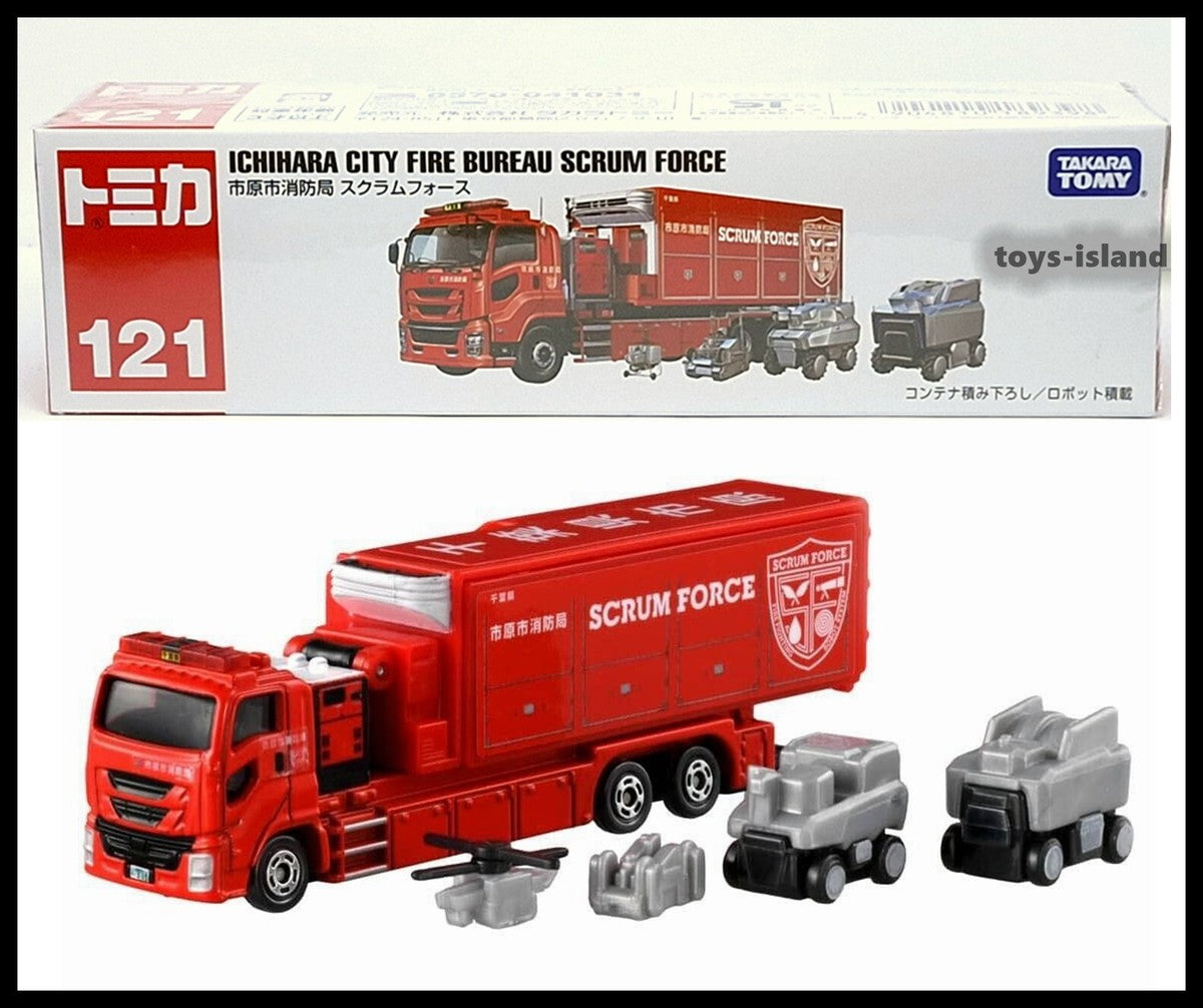 Ichihara City Fire Bureau Scrum Force - Tomica Camiones - Takara Tomy
