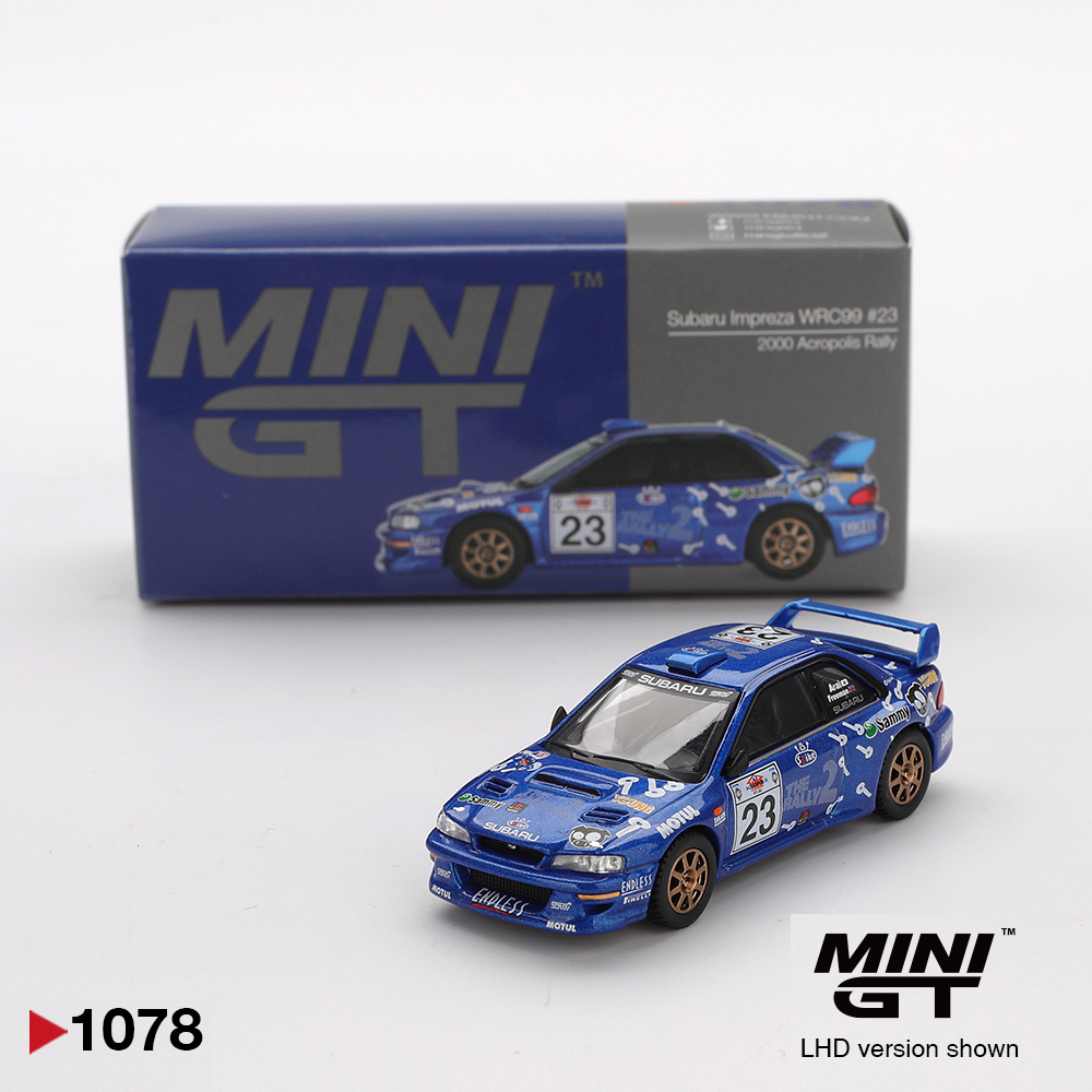 Subaru Impreza WRC99 #23 2000 Acropolis Rally " - 1078 - Mini GT