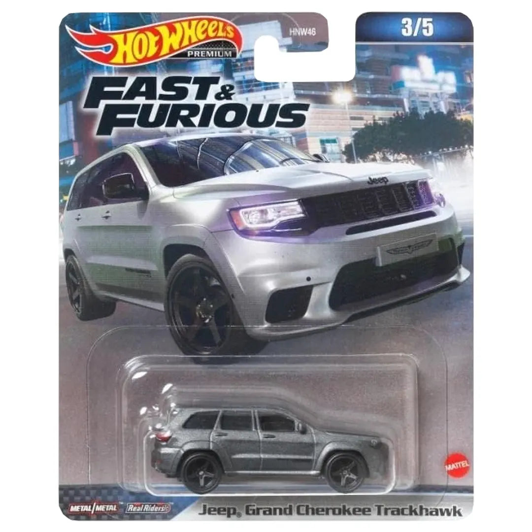 Jeep Grand Cherokee TrackHawk - Fast y Furious 3/5 - Hot Wheels