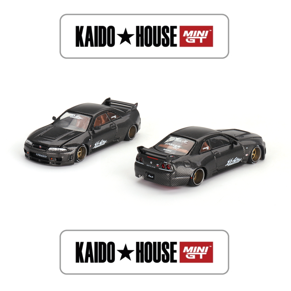 Nissan Skyline Gt-R (R33) Active Carbon R V1 - 116 - Mini GT
