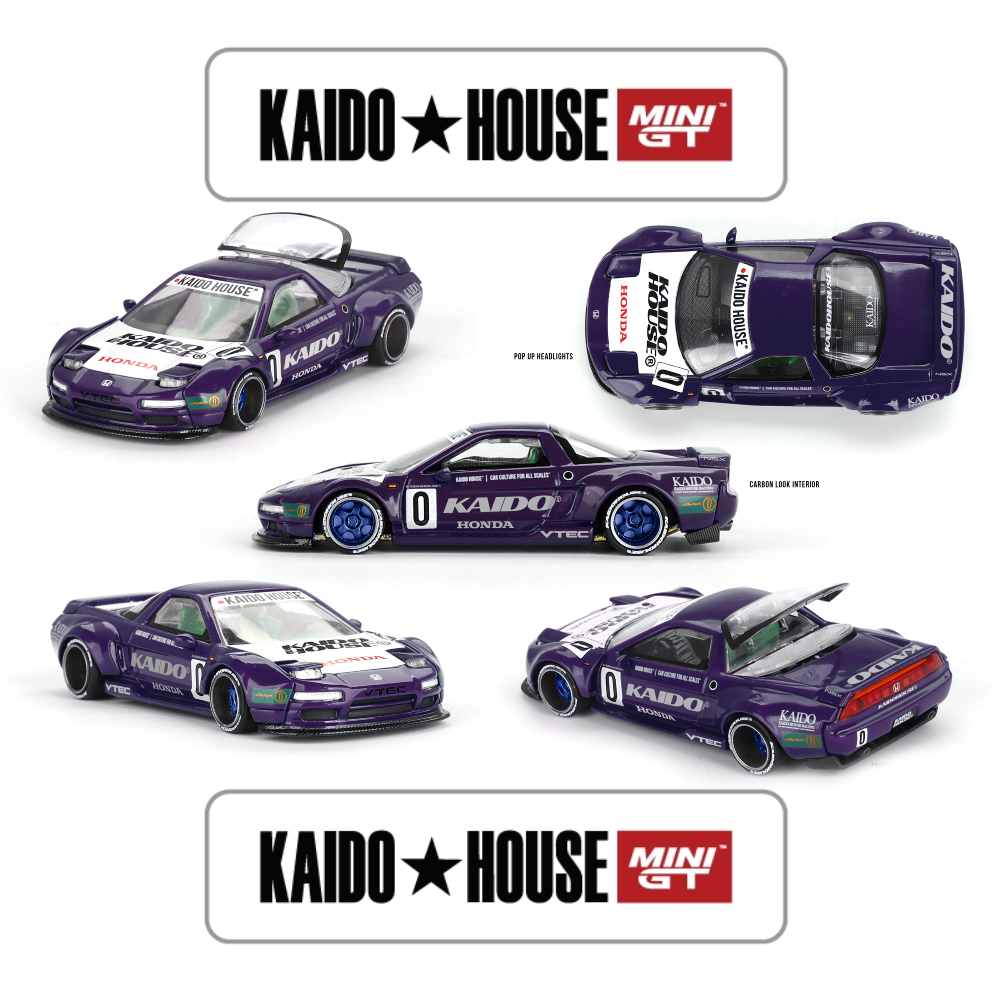 Honda NSX Kaido Racing V2 " Purple  - 173 - Mini GT
