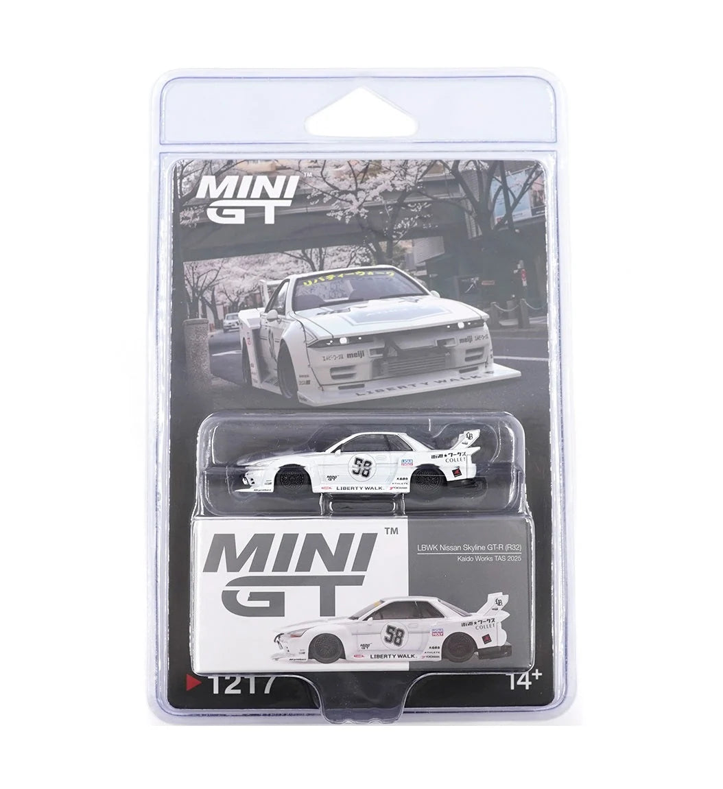 LBWK Nissan Skyline GT-R (R32) - Kaido Worjs Tas 2025 - 1217 - Mini GT