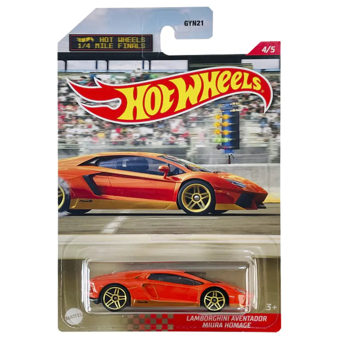 Lamborghini Aventador Miura Homage - Hot Wheels 1/4 Mile Finals 4/5 - Hot Wheels