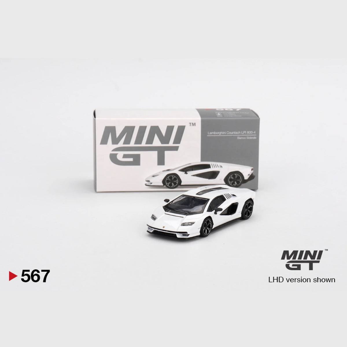 Lamborghini Countach LPI 800-4 - Bianco Siderale - 567 - Mini GT