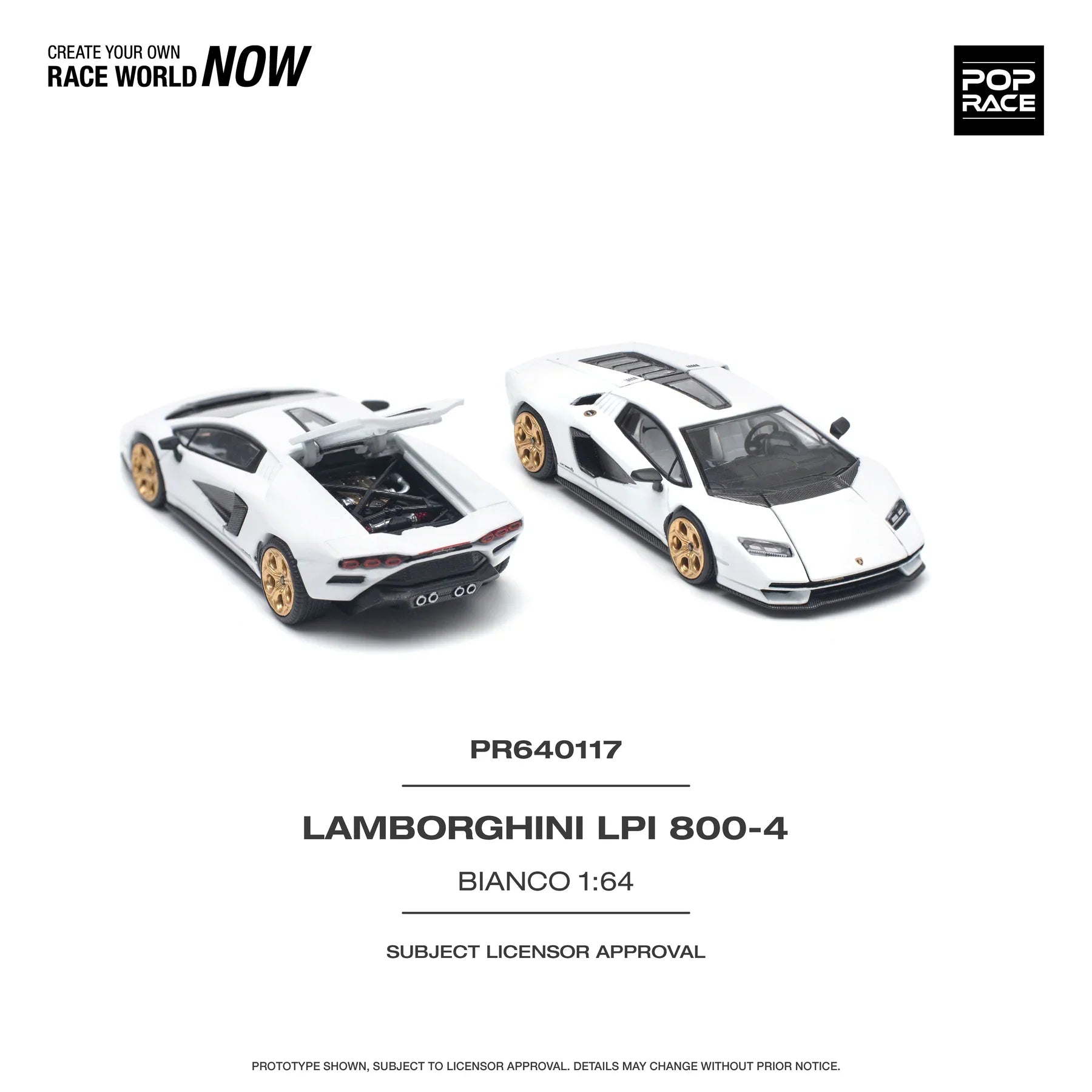 Lamborghini Countach LPI 800-4 Bianco Siderale - 117 - Pop Race