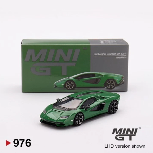 Lamborghini Countach LPI 800-4 Verde Medio - 976 - Mini GT