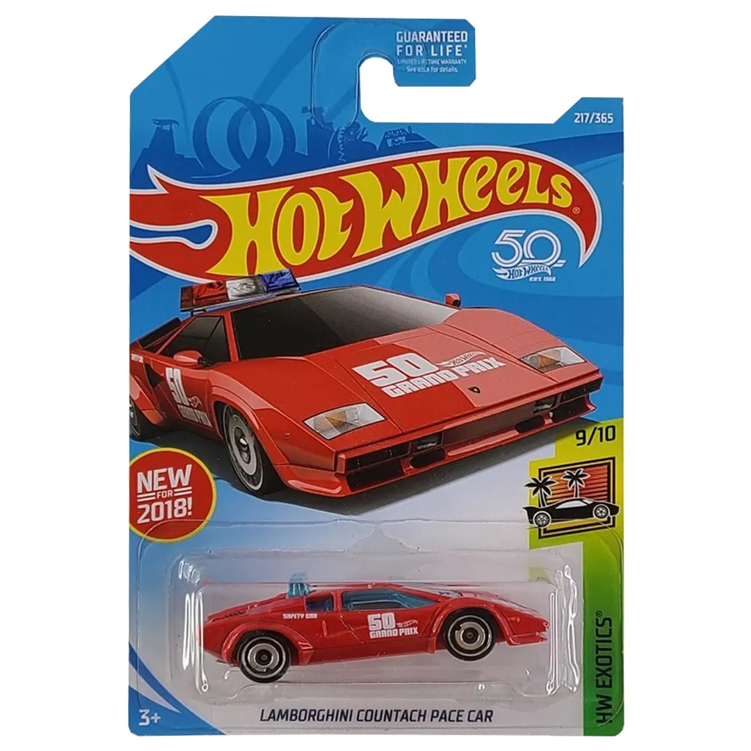 Lamborghini Countach Pace Car - Exotics 9/10 - Hot Wheels
