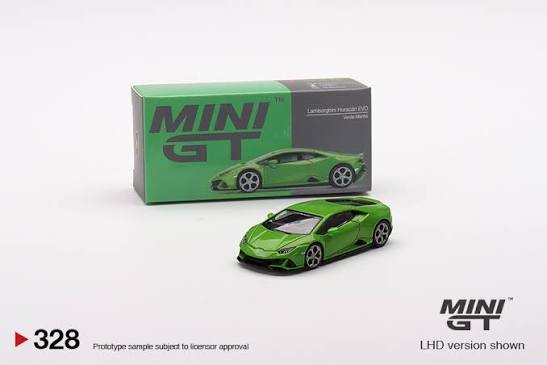 Lamborghini Huracan Evo - Verde Mantis - 328 - Mini GT