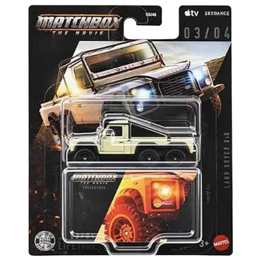 Land Rover 6x6 - 3/4 Matchbox Movie - 2026 - Matchbox