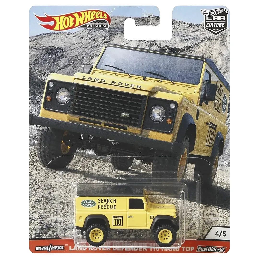 Land Rover Defender 110 Hard Top - Wild Terrain 4/5 - Hot Wheels