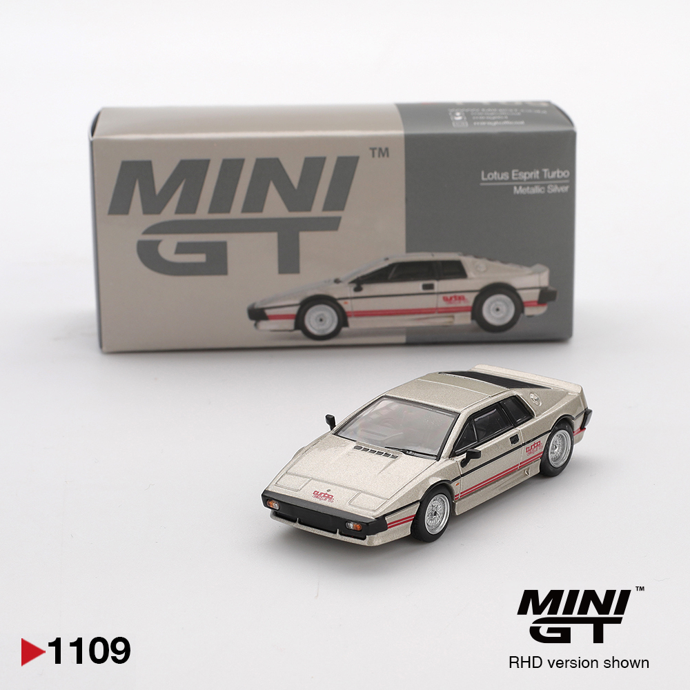 Lotus Esprit Turbo Metalic Silver - 1109 - Mini GT