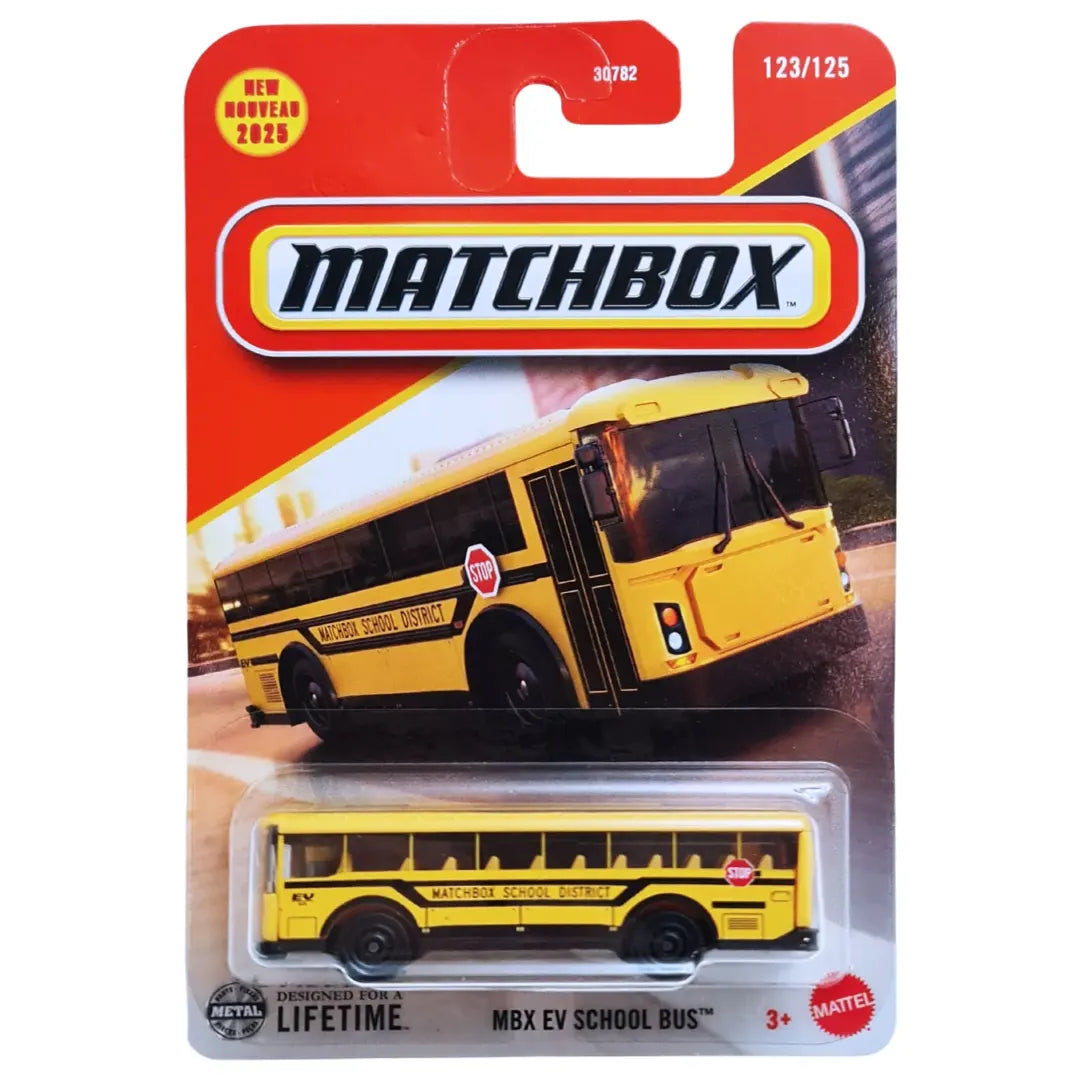 MBX Ev School Bus - 123/125 - 2025 - Matchbox