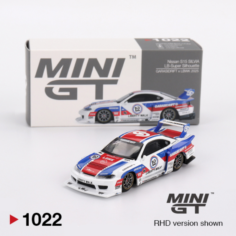 Nissan S15 Silvia Lb Super Silhouette Garasidrift x LBWK 2025 - 1022 - Mini GT