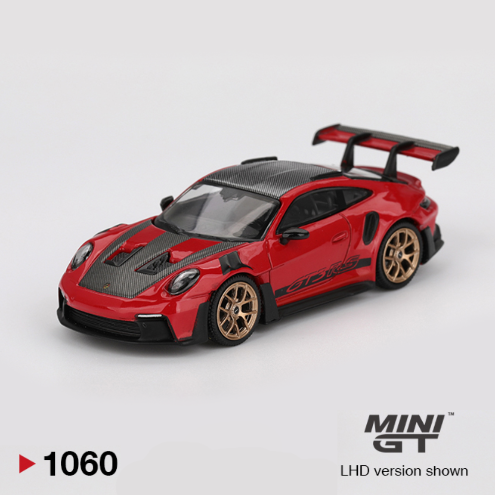 Porsche 911 Gt3 Rs Weissach Package - Guards Red - 1060 - Mini GT