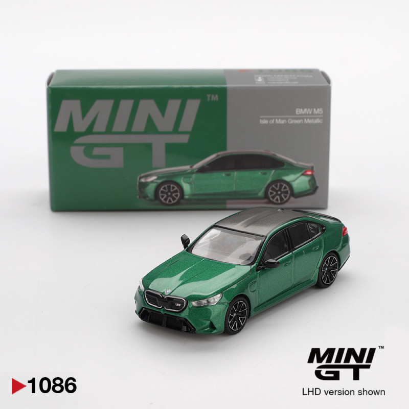 BMW M5 - Isle of Man Green Metallic - 1086 - Mini GT