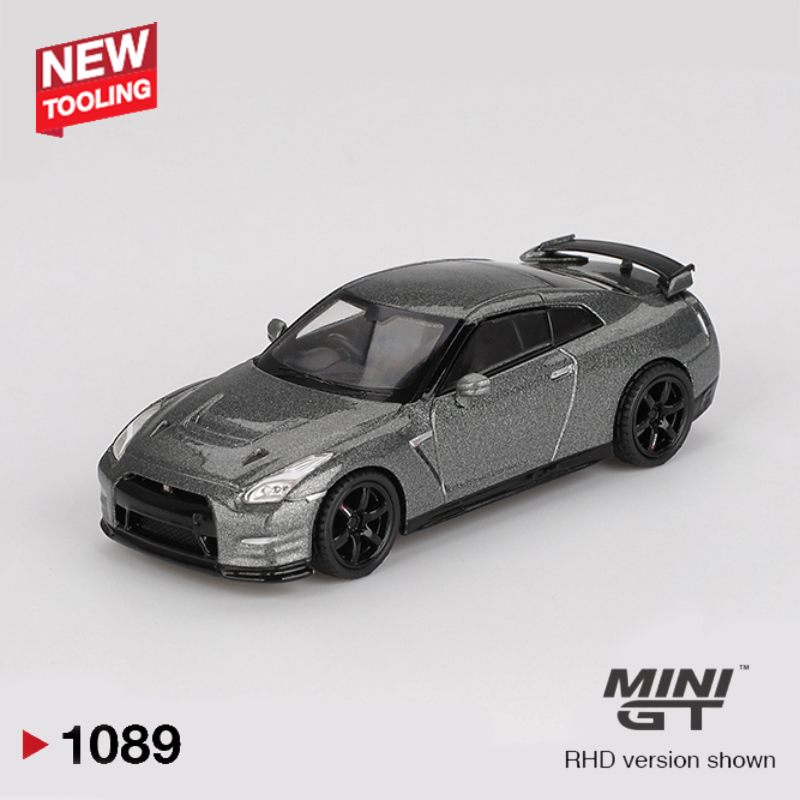 Nissan Gt-R Nismo R35 CSR Version - Dark Metal Gray - 1089 - Mini GT
