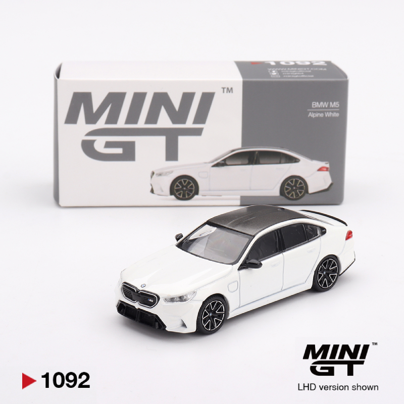 BMW M5 Alpine White - 1092 - Mini GT