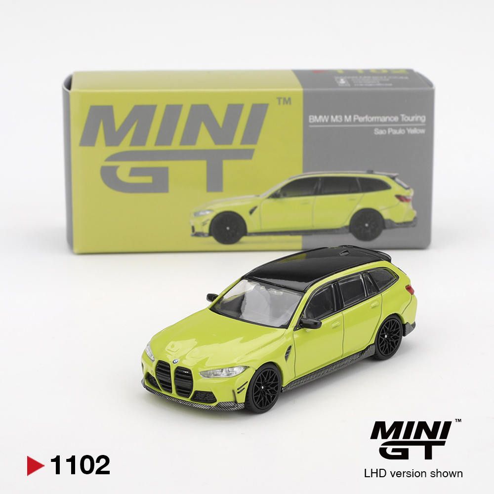 BMW M3 M Performance Touring Sao Paulo Yellow - 1102 - Mini GT