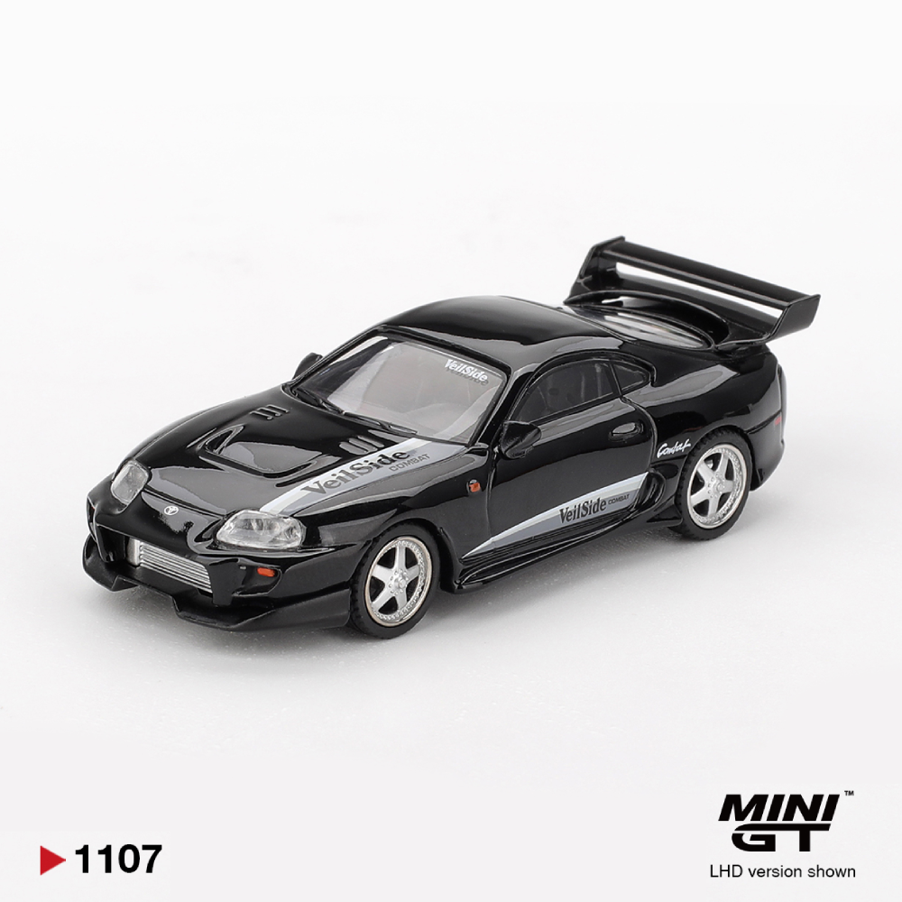 Toyota Supra Veilside Combat V-I Black - 1107 - Mini GT