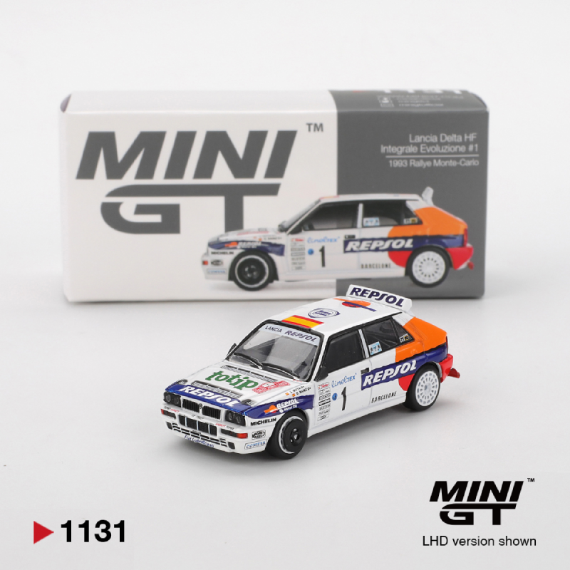 Lancia Delta HF Integrale Evoluzione #1 - 1993 Rallye Monte Carlo - 1131 - Mini GT