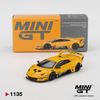 Lamborghini Lb-Silhouette Works Murcielago GT- Evo Yellow - 1135 - Mini GT