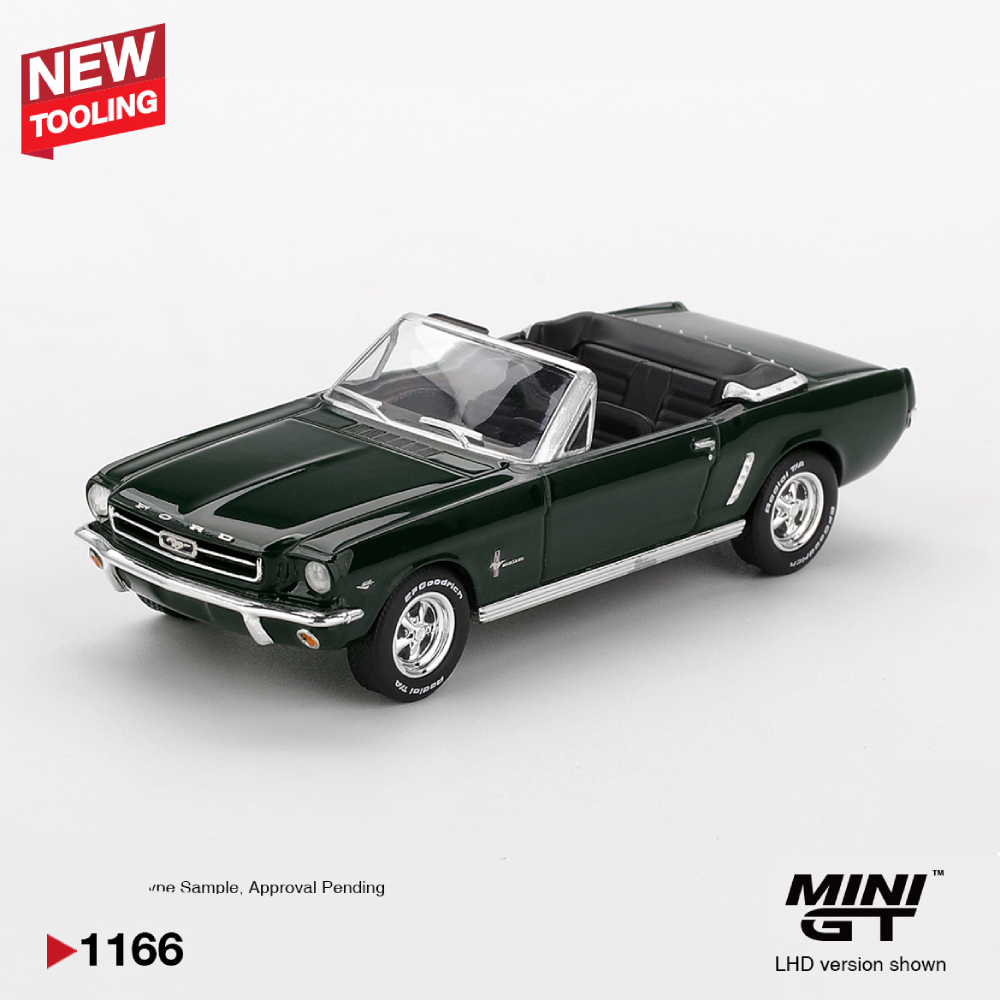 Ford Mustang Convertible 1964 - Highland Green - 1166 - Mini GT