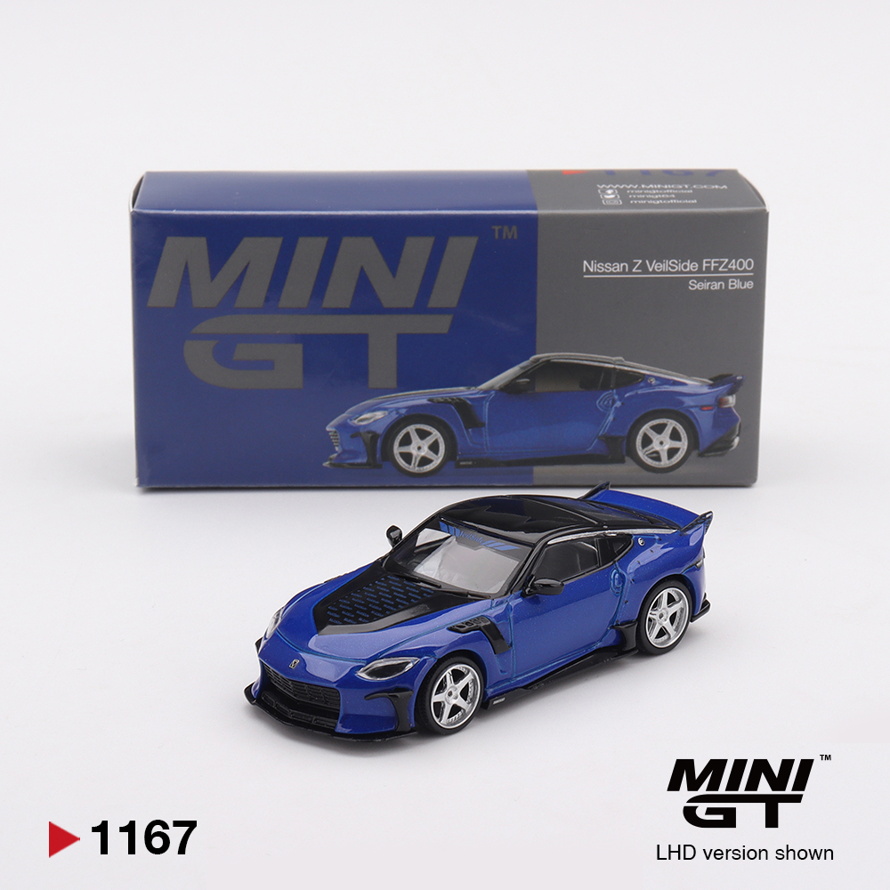 Nissan Z Veilside FFZ400 - Seiran Blue - 1167 - Mini GT