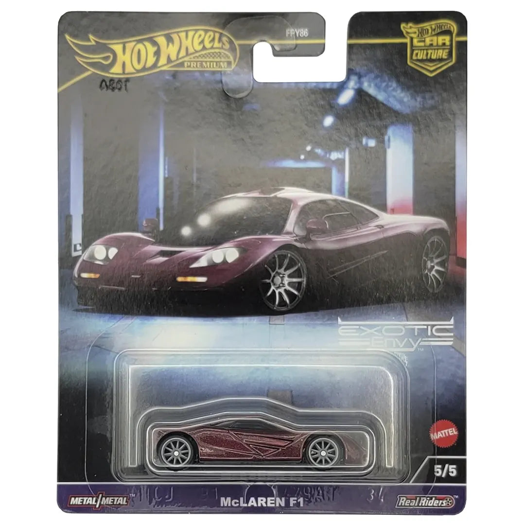 Mclaren F1 - Exotics Envy 5/5 - Hot Wheels