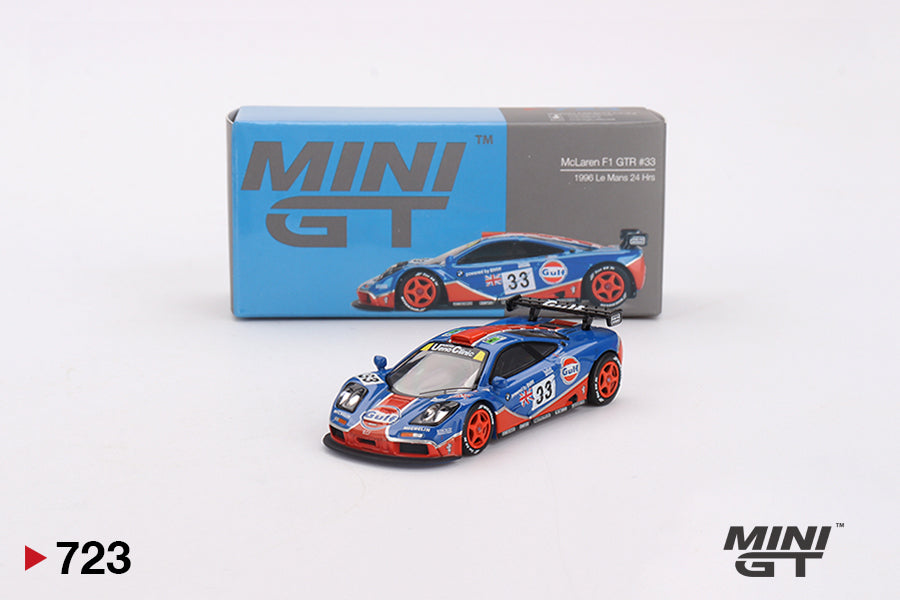 Mclaren F1 GTR #33 - 1996 Le Mans 24Hrs - 723 - Mini GT