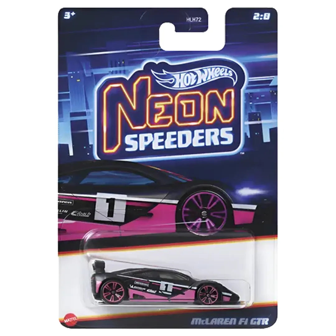 Mclaren F1 GTR - Neon Speeders 2/8 - Hot Wheels