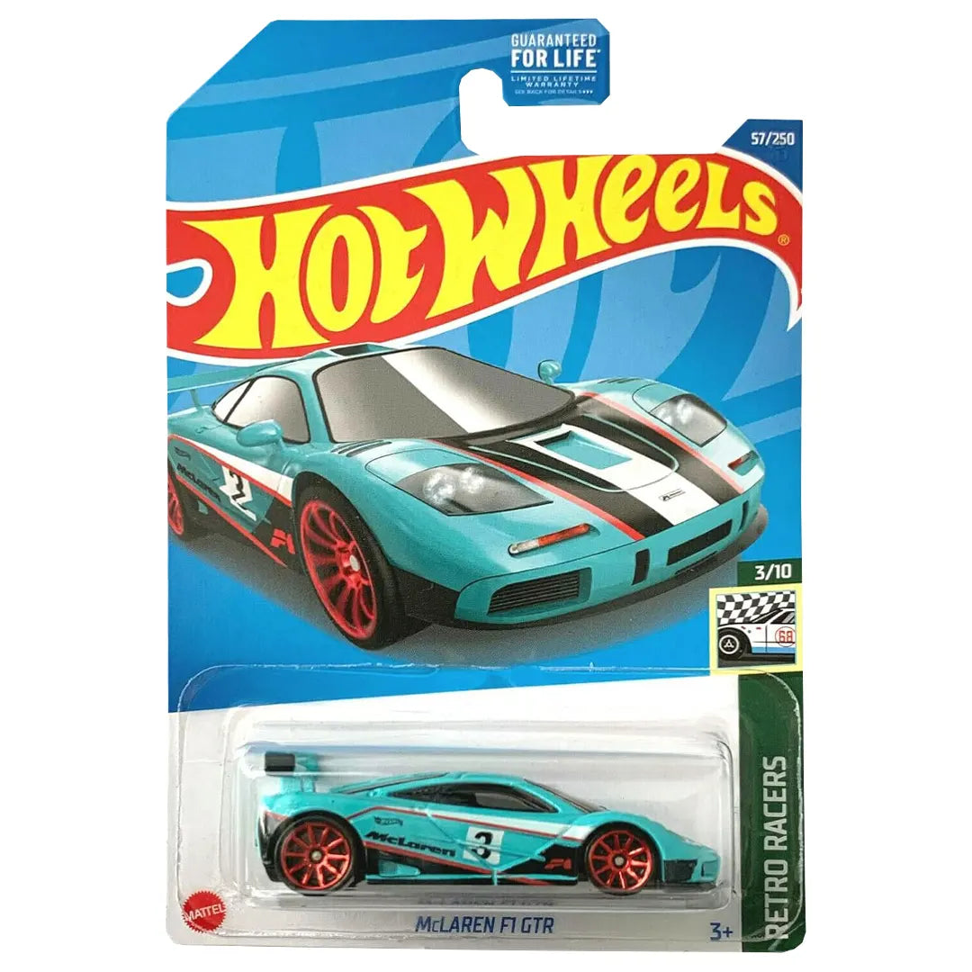 Mclaren F1 Gtr - Retro Racers 3/10 - Hot Wheels