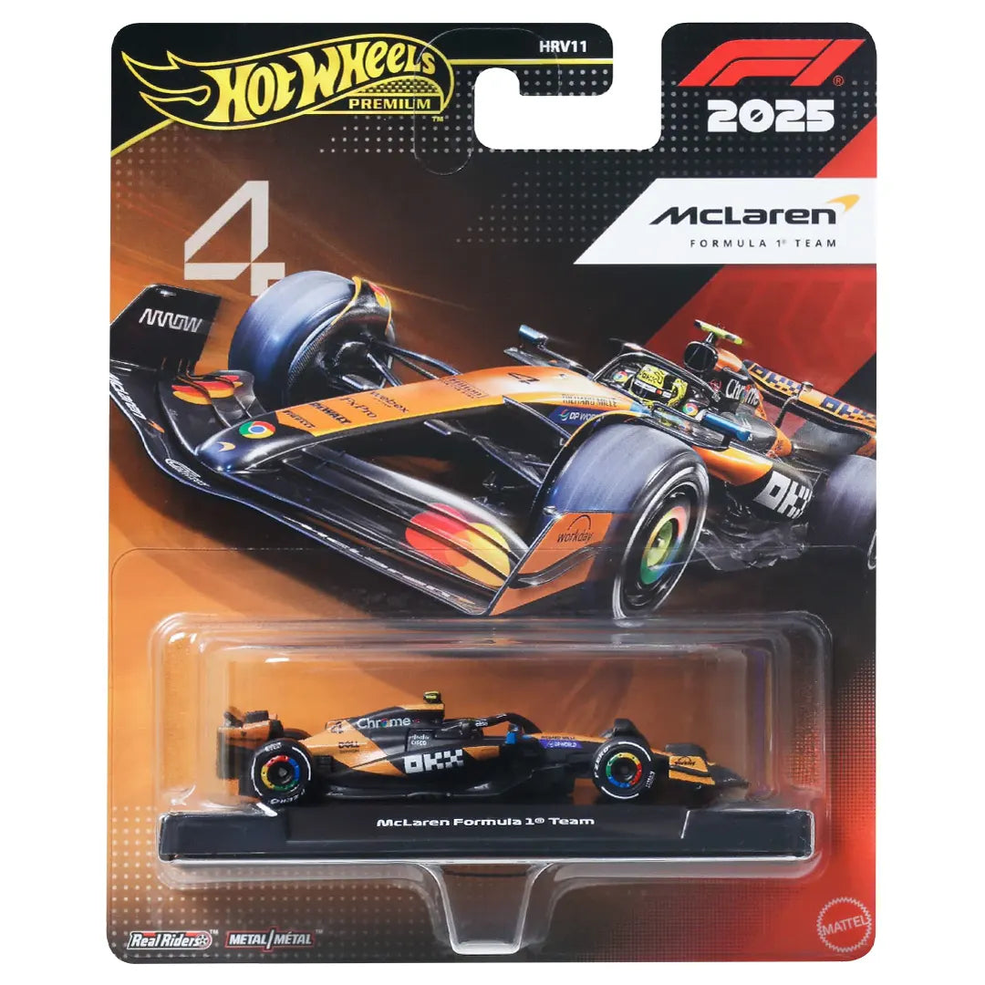 Mclaren Formula 1 Team 4 - 2025 - Formula 1 - Hot Wheels