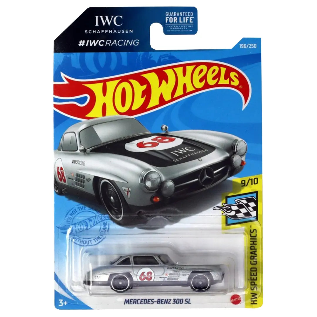 Mercedes Benz 300 Sl - Speed Graphics 9/10 - Hot Wheels