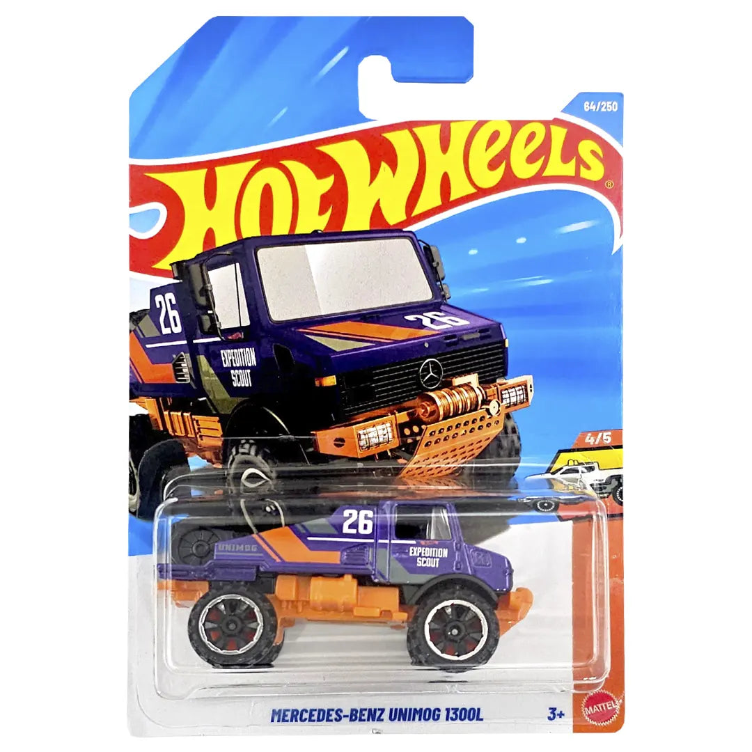 Mercedes Benz Unimog 1300 - Truckin Along 4/5 - Hot Wheels