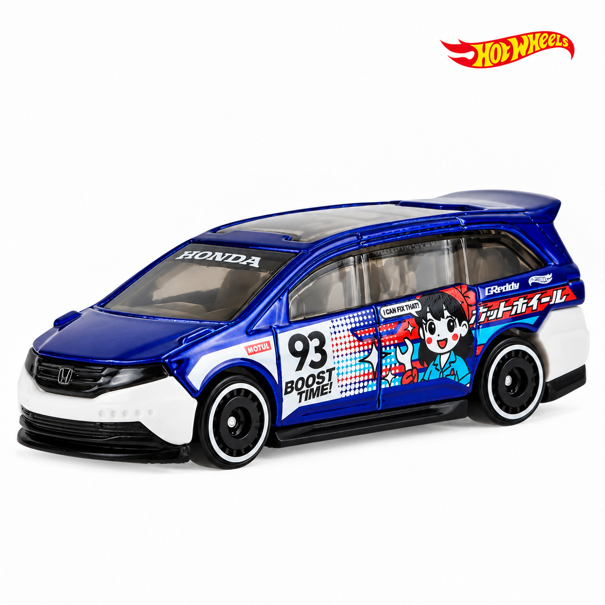 Honda Odyssey - J-Imports 6/10 - Hotwheels Básico - Autos sin Empaque