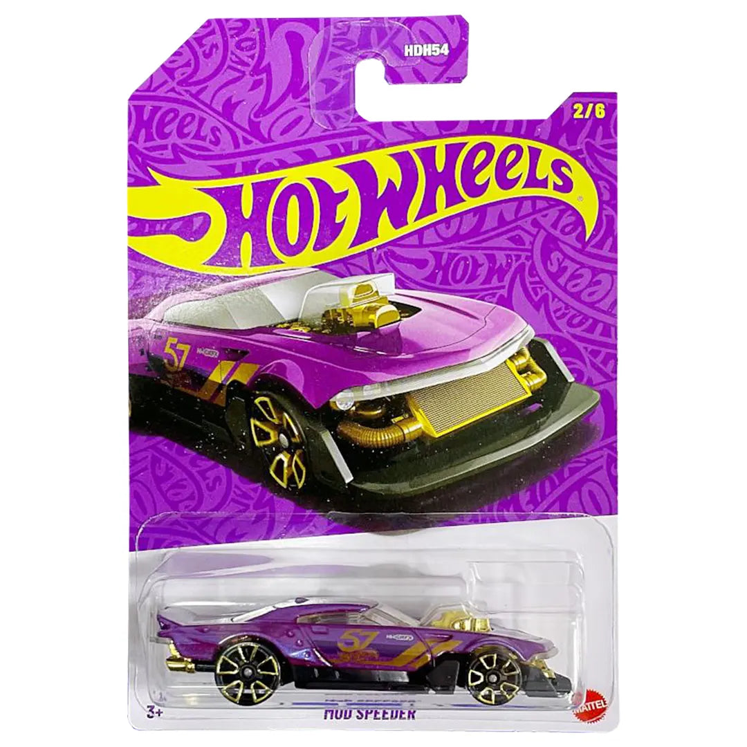 Mod Speeder - Purple And Gold 2/6 - Hot Wheels