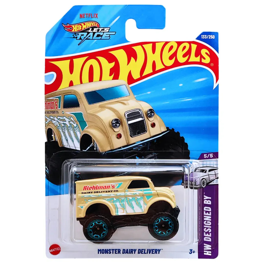 Monster Dairy Delivery - Designed By 5/5 - Hot Wheels