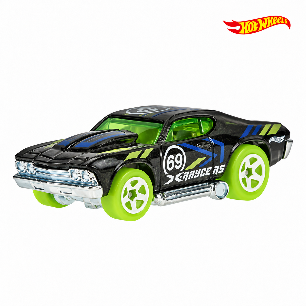 69 Chevelle - X-Raycers 3/5 - Hotwheels Básico - Autos sin Empaque