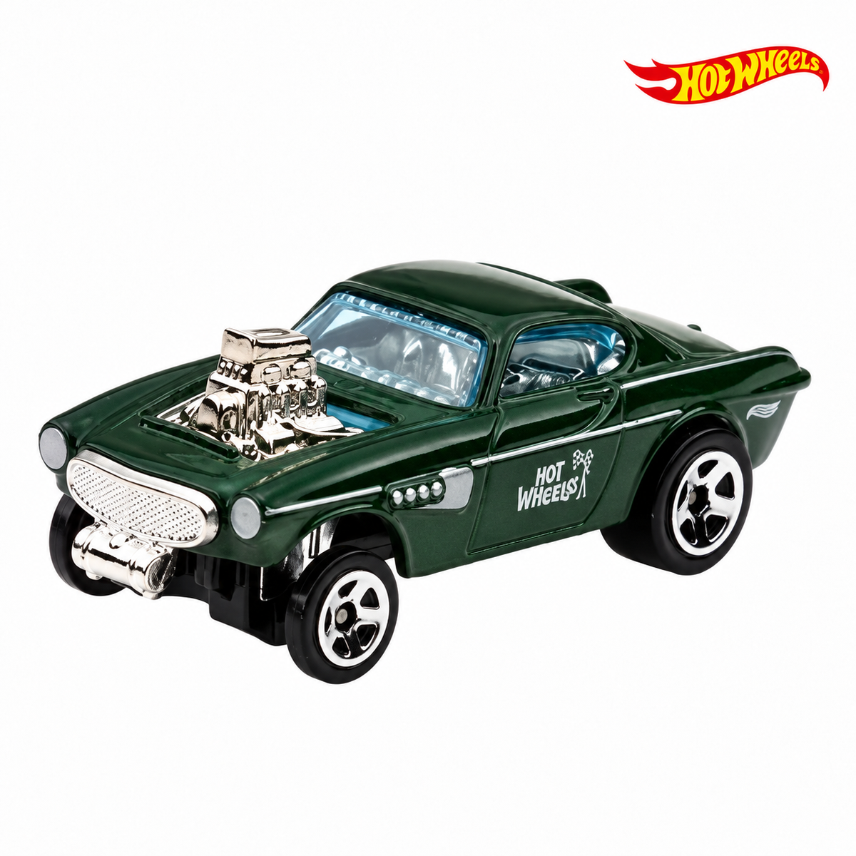 Volvo P1800 Gasser - Dream Garage 1/5 - Hotwheels Básico - Autos sin Empaque